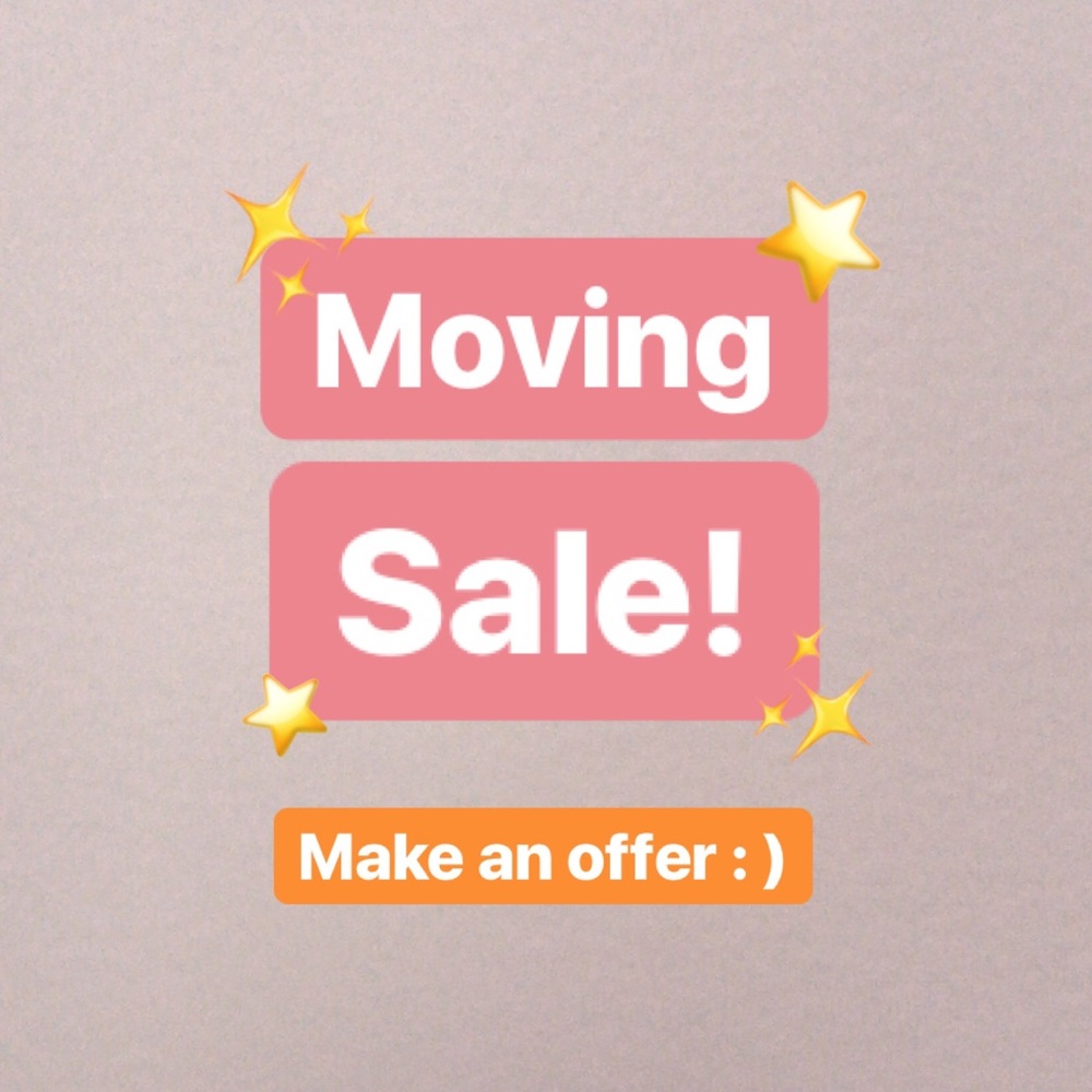 MOVING SALE 💫 Make Offers!